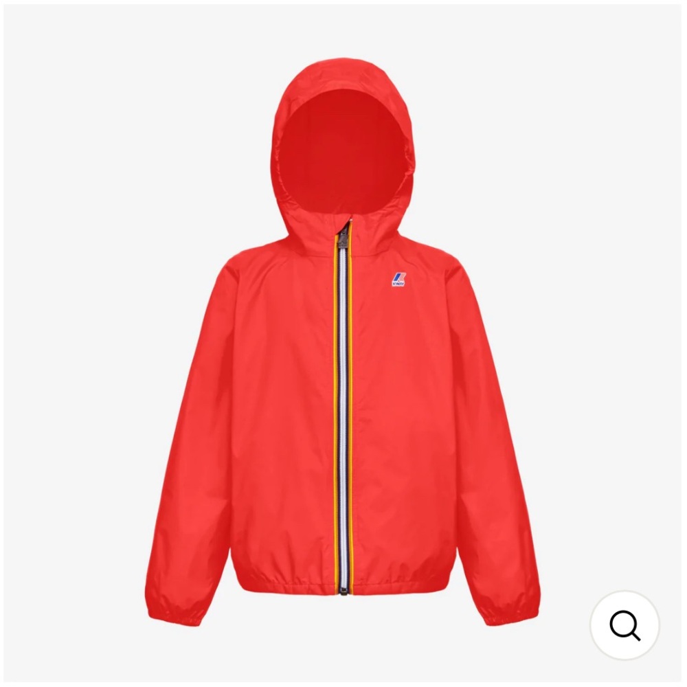 Orange raincoat K-way 6yo